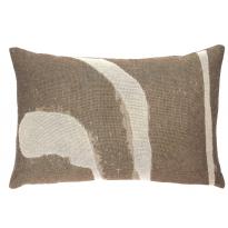 Coussin ABSTRACT DETAIL d'Ethnicraft, 60 x 40 cm, Beige