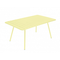 Table rectangulaire confort 6 LUXEMBOURG de Fermob, Citron givré