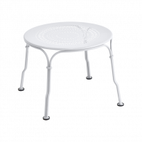 Table basse 1900 de Fermob, Blanc coton