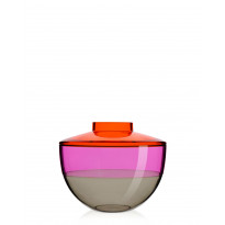 Vase SHIBUYA de Kartell, Orange-violet-fumé