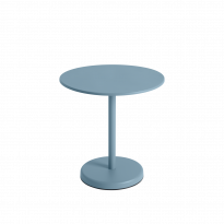 Table de café LINEAR STEEL de Muuto, Ø 70 cm, Bleu pâle