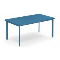 Table rectangulaire STAR de Emu, Bleu