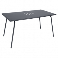 Table haute MONCEAU de Fermob, 146x80x74, Carbone 