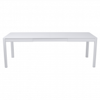 Table à allonges RIBAMBELLE de Fermob, 2 allonges, Blanc coton