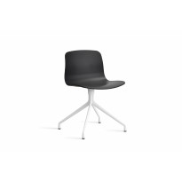 Chaise AAC10 de Hay, Piétement en aluminium teinté blanc, Black 2.0