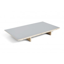 Extension pour table à rallonge CPH30 de Hay, 50 x 90 cm, Plateau lino gris
