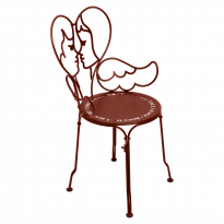 Chaise ANGE de Fermob, ocre rouge