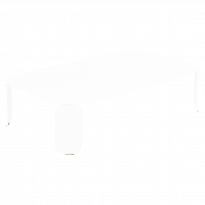 Table basse rectangulaire BEBOP de Fermob, H.29, Blanc coton