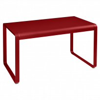 Table BELLEVIE de Fermob, 140 x 80, Coquelicot