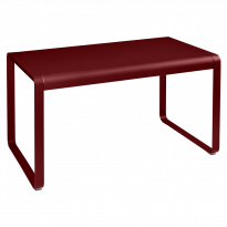 Table BELLEVIE de Fermob, 140 x 80, Piment