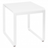 Table BELLEVIE de Fermob, 74 x 80, Blanc coton