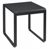 Table BELLEVIE de Fermob, 74 x 80, Carbone