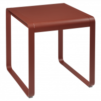 Table BELLEVIE de Fermob, 74 x 80, Ocre rouge