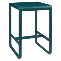 Table haute BELLEVIE de Fermob, 74 x 80, Bleu acapulco