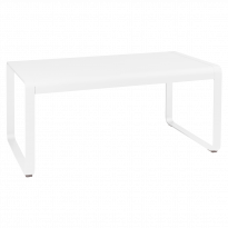 Table mi-haute BELLEVIE de Fermob, 140 x 80, Blanc coton