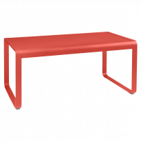 Table mi-haute BELLEVIE de Fermob, 140 x 80, Capucine
