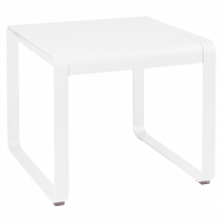 Table mi-haute BELLEVIE de Fermob, 74 x 80, Blanc coton