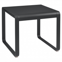 Table mi-haute BELLEVIE de Fermob, 74 x 80, Carbone