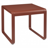 Table mi-haute BELLEVIE de Fermob, 74 x 80, Ocre rouge