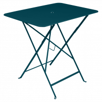 Table rectangulaire 77 x 57 cm Bistro de Fermob, bleu acapulco
