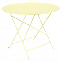 Table ronde pliante BISTRO de Fermob, D.96 x H.74 cm, Citron givré