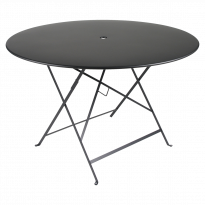Table ronde pliante BISTRO de Fermob D.117 x H.74 cm Réglisse