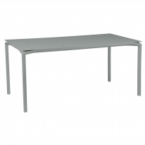 Table CALVI de Fermob, 160 x 80 cm, Gris lapilli