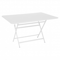 Table rectangulaire CARACTÈRE de Fermob, 128 x 90 cm, Blanc coton