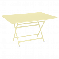 Table rectangulaire CARACTÈRE de Fermob, 128 x 90 cm, Citron givré