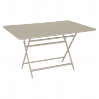 Table rectangulaire CARACTÈRE de Fermob, 128 x 90 cm, Muscade