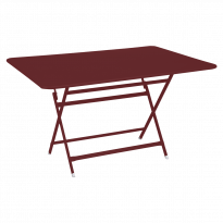 Table rectangulaire CARACTÈRE de Fermob, 128 x 90 cm, Piment