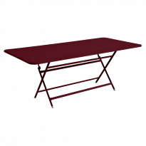 Table CARACTERE de Fermob, 190x90, coloris Cerise Noire