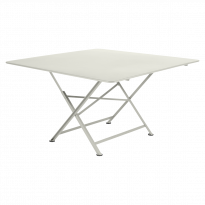 Table pliante CARGO de Fermob, 128 x 128 cm, Gris argile