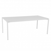 Table CALVI de Fermob, Blanc coton