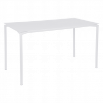 Table haute CALVI de Fermob, Blanc coton