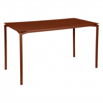 Table haute CALVI de Fermob, Ocre rouge