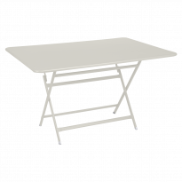 Table rectangulaire CARACTÈRE de Fermob, 128 x 90 cm, Gris argile