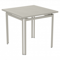 Table carrée COSTA de Fermob, Gris argile