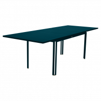 Table à allonge COSTA de Fermob, bleu acapulco