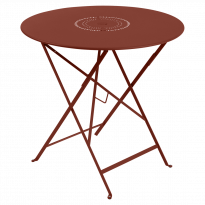 Table pliante FLORÉAL de Fermob D.77 cm, Ocre rouge