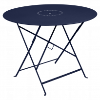 Table pliante FLORÉAL de Fermob D.77 ou D.96 cm, D. 96, Bleu abysse