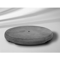 Socle en béton Z, 40 kg, Ø 60 × 8.5 cm