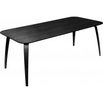 Table rectangulaire de Gubi, 100 x 200 cm, Noir