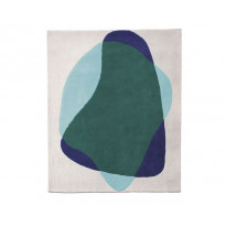 Tapis SERGE de Hartô, 220 x 180 cm, Vert et bleu