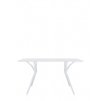 Table SPOON 160 x 80 cm de Kartell, Blanc