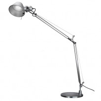 Lampe à poser TOLOMEO MINI LED 3000K, avec détecteur de présence de Artemide, Aluminium