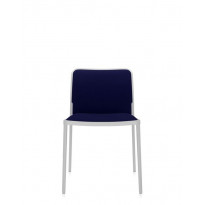 Chaise AUDREY SOFT de Kartell, Bleu-Blanc