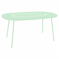 Table ovale LORETTE 160 x 90 cm de Fermob, Vert opaline