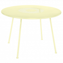 Table ronde LORETTE Ø.110 cm de Fermob, Citron givré