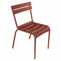 Chaise LUXEMBOURG de Fermob, ocre rouge